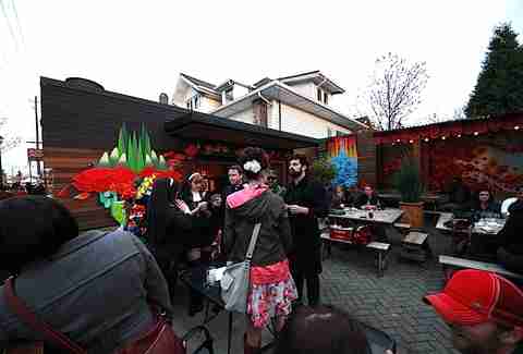 Outdoor area at Cruzroom in Portland