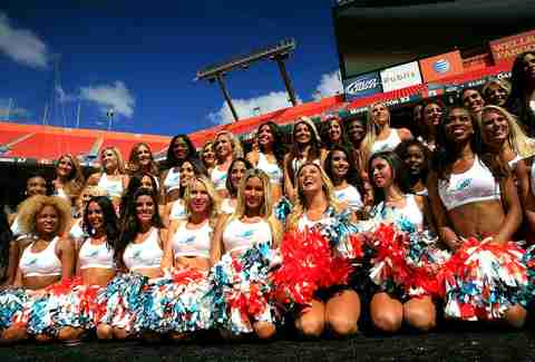 Miami Dolphins Cheerleader Tryouts