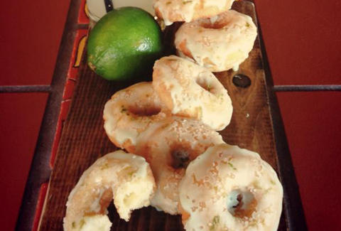 Margarita doughnuts from Glazed & Infused and Taco Joint