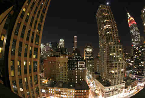 View from Refinery Hotel roofdeck