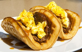 Taco Bell's Beautiful Waffle Taco