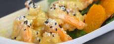 Homemade Ding Dongs and Grand Marnier prawns, now in Seattle