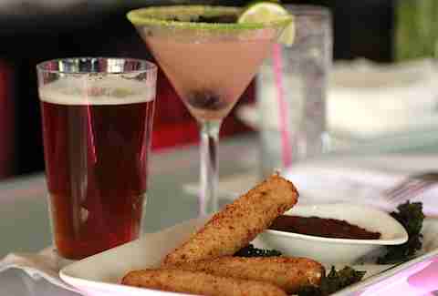 Cheese sticks at Trio Club