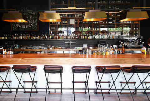 King + Duke interior bar