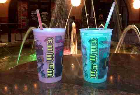 Alcoholic slushies at Wet Willie's San Diego