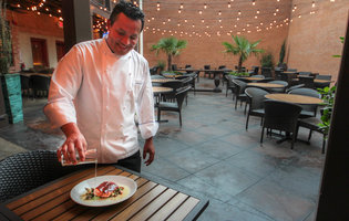 Finally, a chef willing to pour tequila on his food to make a point