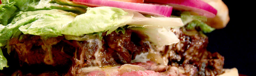 The Carving Board Burger at Bally's Preview Bar