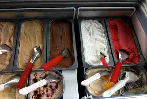 Ice cream flavours at TOMSCOOPERY