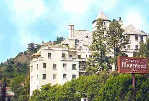 Chateau Marmont on the Sunset Strip in West Hollywood, CA