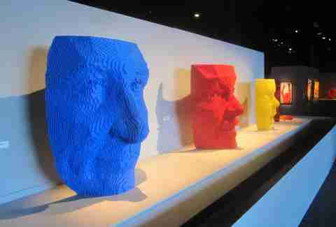 Lego sculpture at Art of Brick, Nathan Sawaya