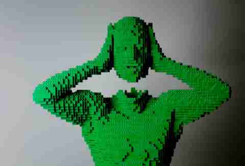Lego sculpture at Art of Brick, Nathan Sawaya