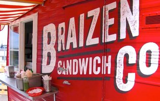 Slow-roasted meat sandwiches