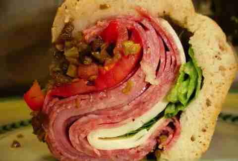 White House Sub Shop sandwich