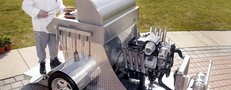 These grills are made out of everything from boats, to hot tubs, to R2-D2
