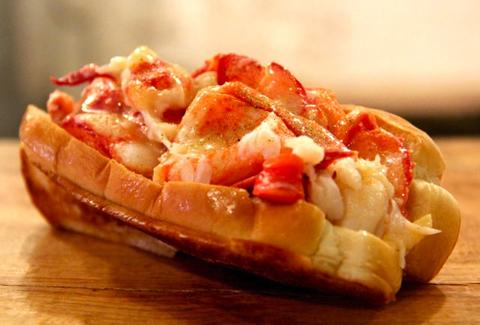 Lobster roll from Luke's