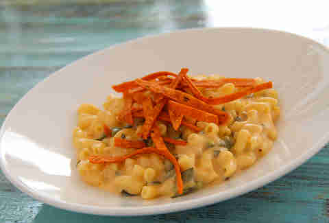 Poblano mac & cheese at Pozo Mercado, Dallas TX