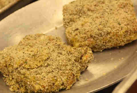 Egg Batter-dredged wedges of lasagna bun at PYT