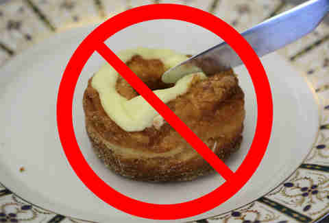 lemon-maple cronut from Dominique Ansel bakery