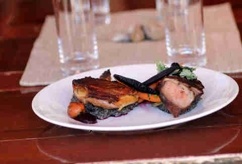 Crispy duck leg at Homestead in Ukrainian Village