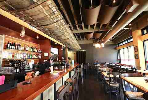 The interior of Pasta Allegra.