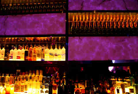The bar at the Golden Nugget's Haven nightclub in Atlantic City