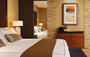 Compare hotels based on the size of their... TVs