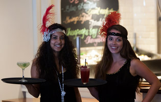 Cheeseburger croissants, spiced Tomato Soup Cake, and flapper girls on Beacon Hill