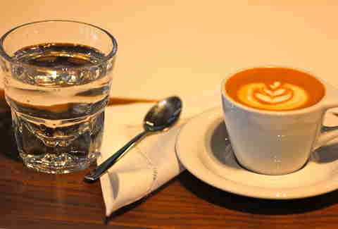 macchiato at Little Owl