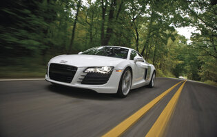 Go balls-to-the-wall with Audi's line of supercars... in wine country