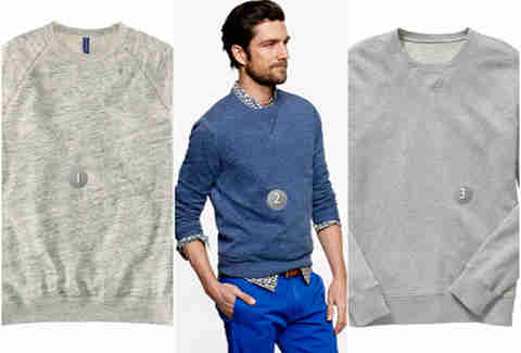 Crew neck sweater
