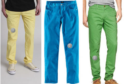 Colored khakis
