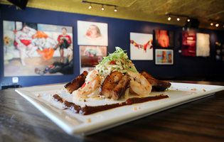Admire beer cocktails & pork-packed street food
