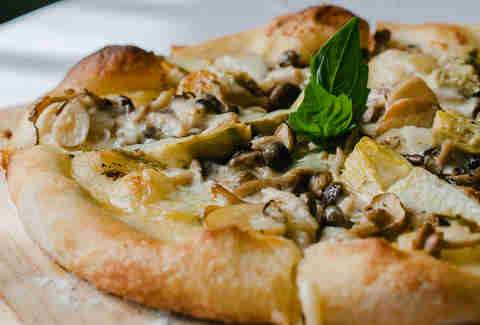 Pizza at Davio's Cucina