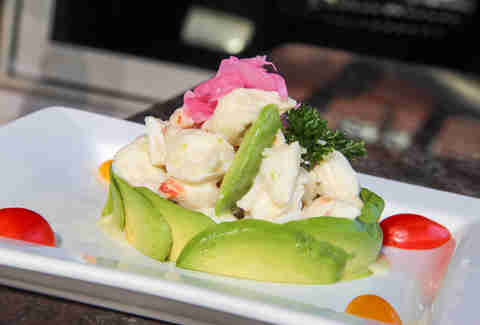 Crab salad at House 34, Dallas TX