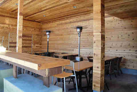 Carnitas Snack Shack outdoor area