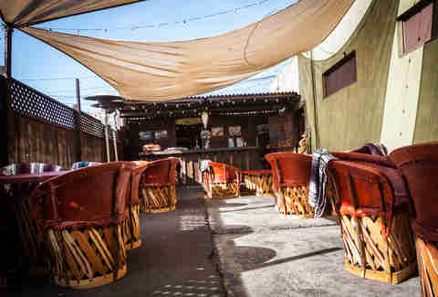 Cantina Mayahuel outdoor patio area san diego