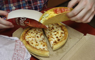 This is the Pizza Hut x Doritos Locos Tacos Mashup you've been waiting for