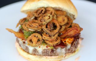 Bulldog BBQ made a Rick Ross hot dog, plus a handful of burgers to honor Miami