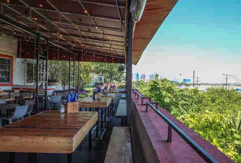 The roof at Bar Belmont