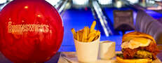 Bowling and bacon waffle sundaes in Marietta