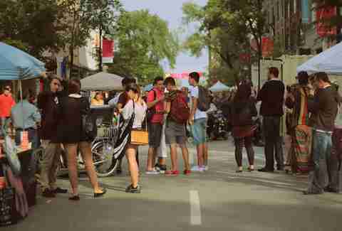 Montreal, St. Laurent, walking, city