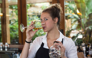 This tequila shot is smoked inside a skull