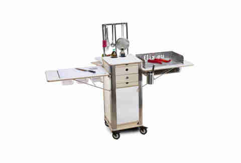 portable grill on wheels