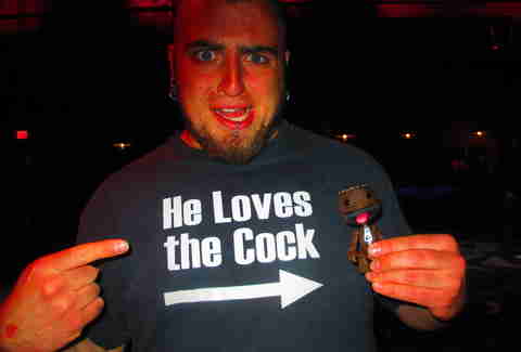Sackboy with awesome t-shirt guy