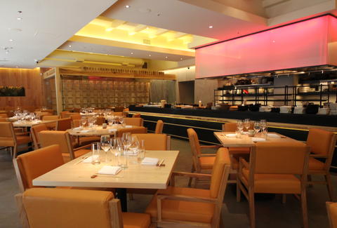 The interior at Roka Akor