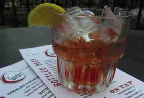 SoCo Sazerac at Quarter Bar, Dallas TX