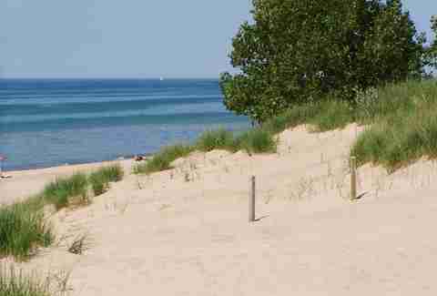 Dunes at Mount Baldy illinois