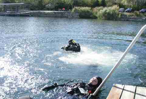 scuba diving at haigh quarry illinois