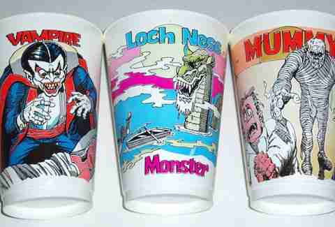 Dracula Loch Ness Monster Mummy Slurpee Cup