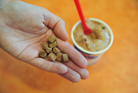 Midnight Truffle Blizzard at Dairy Queen